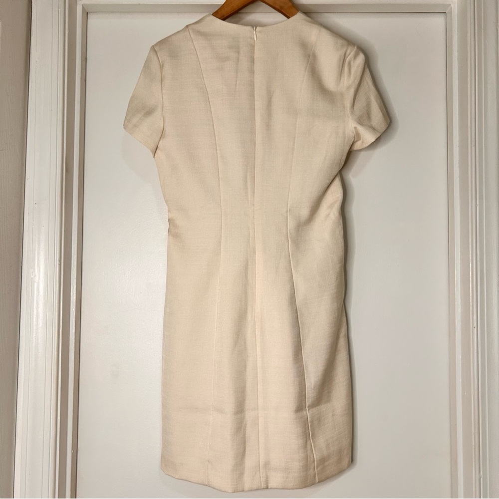 H&M Cream Mini Dress with Short Sleeves - Size XS - Picture 3 of 10